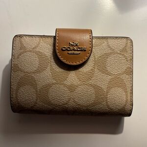 Coach Brown Monogram Wallet